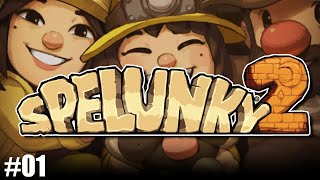 Lets play Spelunky 2 on PC - Ep 01