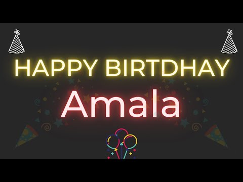 Happy Birthday to Amala - Birthday Wish From Birthday Bash