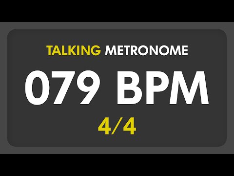 79 BPM - Talking Metronome (4/4)