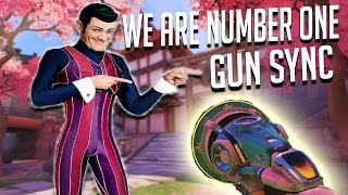 We are number one but its an Overwatch gun sync