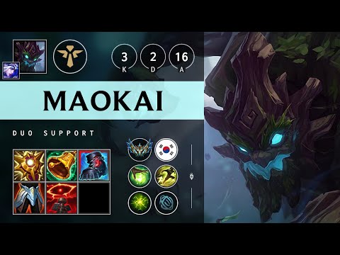 Maokai Support vs Bard - KR Challenger Patch 25.09