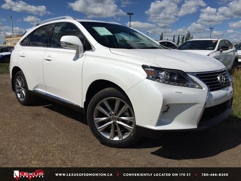 New White 2015 Lexus RX 350 AWD Sportdesign Technology Package Review Southeast Edmonton