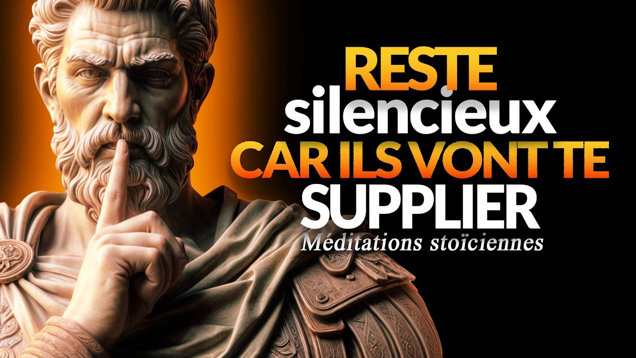 ILS VOUS IGNORENT  : LEUR PIRE PUNITION SERA VOTRE SILENCE   | MÉDITATIONS STOÏCIENNES