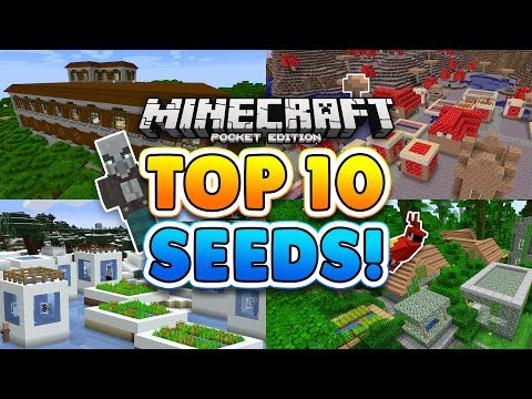 TOP 10 BEST SEEDS for Minecraft Pocket Edition!!