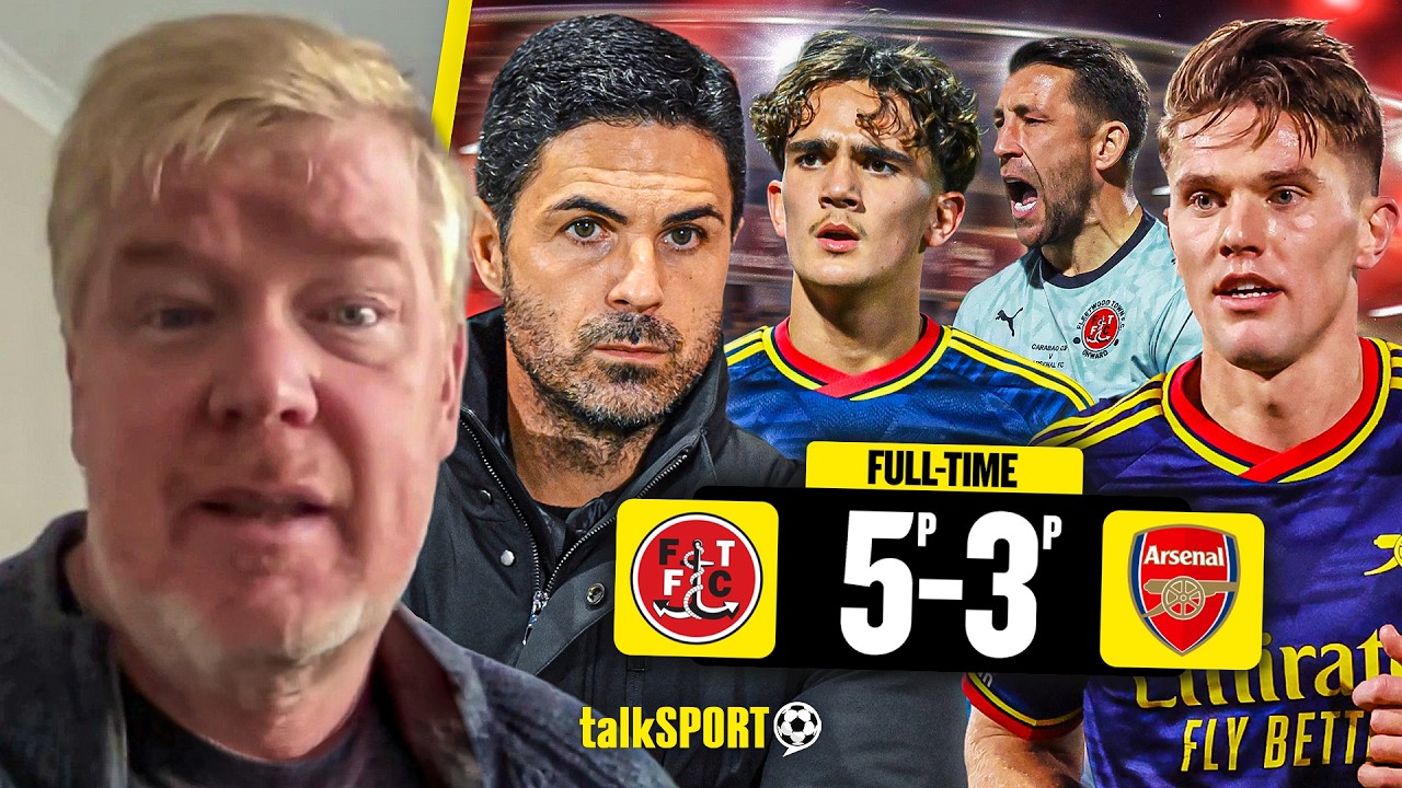 "ABSOLUTELY SHOCKING!" Adrian Durham REACTS to Arsenal's SHOCK defeat to Fleetwood in SCATHING RANT!