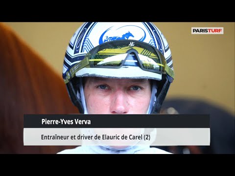 Pierre-Yves Verva, entraîneur et driver de Elauric de Carel (10/10 à Enghien)