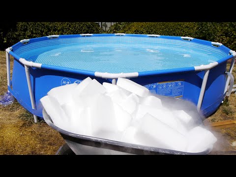 What Happens If You Drop 1,000 Pounds of Dry Ice in a Giant Pool?