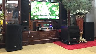 Video thumbnail for Bộ dàn karaoke gia đình loa EV ekx12, main yamaha p3500s(16 sò), vang cơ Bosa A9 Bluetooth by Sơn Ca Audio