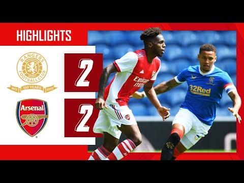 TAVARES SCORES ON HIS DEBUT | Rangers vs Arsenal (2-2) | Pre-season friendly | Tavares, Nketiah