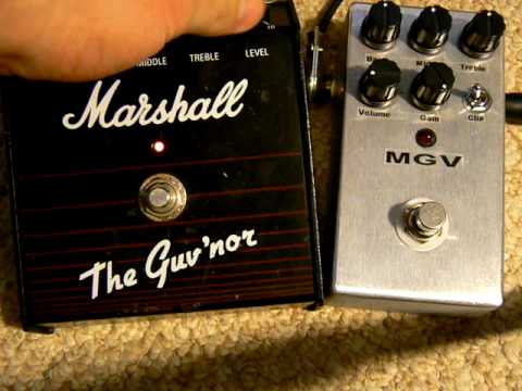 General Guitar Gadgets MGV vs. Original Marshall™ Guv'nor™