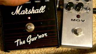 General Guitar Gadgets MGV vs. Original Marshall™ Guv'nor™