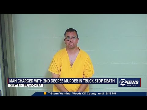 Man charged with 2nd degree murder in Wichita truck stop death