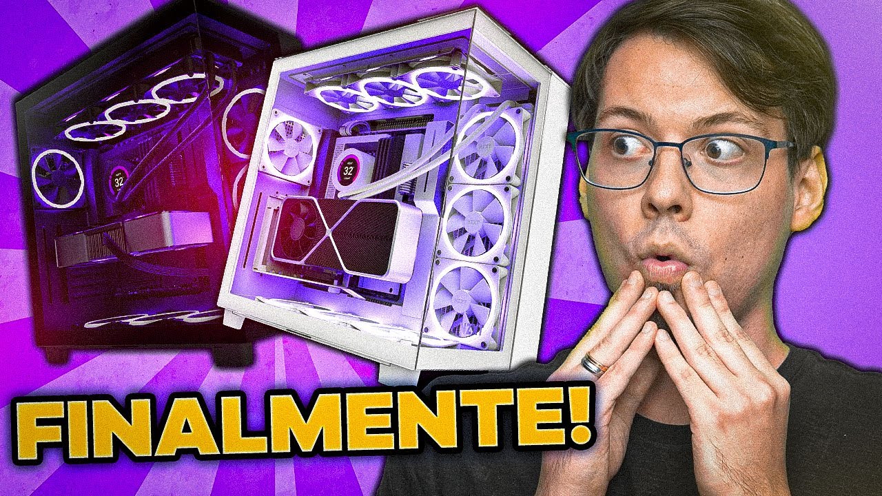 O MELHOR GABINETE AQUÁRIO DE TODOS?! NZXT - H9 ELITE E H9 FLOW