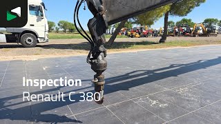 Renault C 380 6X2 Grua HMF 4020K-RC K6 Euro 6 kamion platforma | Slika 4 - Autoline