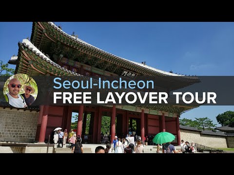 Tour gratuito de trânsito coreano - longa escala no aeroporto de Incheon