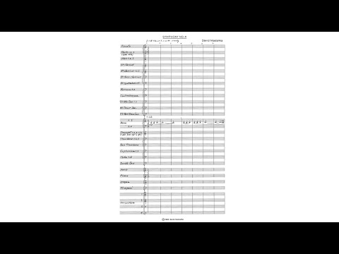 Maslanka - Symphony No. 4 [Score]