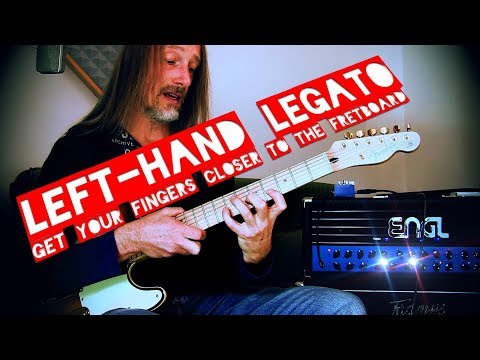 Left Hand Legato 🖐 get your fingers closer to the fretboard 🎸 Guitar-Nerdery 064
