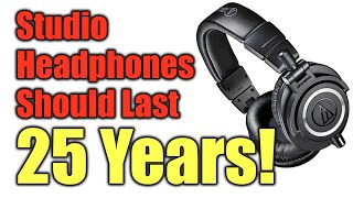 Studio Headphones Should Last Decades! 25 Year Review Of Sony Headphones + Audio-Technica! #ProAudio