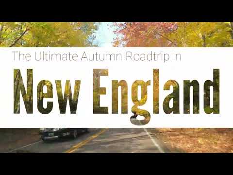 The ULTIMATE Autumn Road Trip in NEW ENGLAND