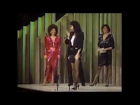 Cher winning Golden Globe for Silkwood