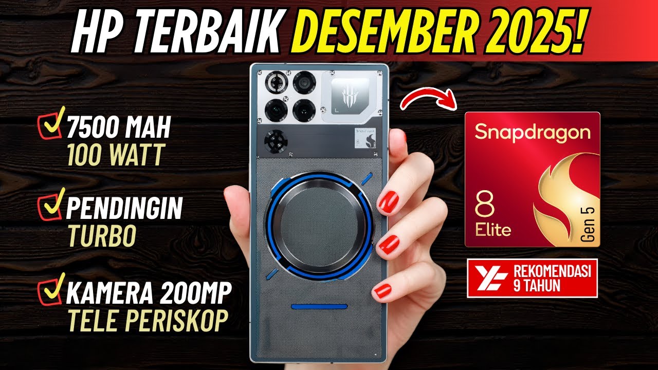 Kenapa Jadi Juara⁉️ 5 HP TERBAIK DESEMBER 2025, Gak Masuk Akal!