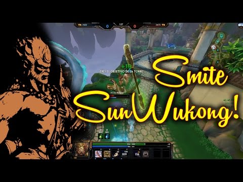 Smite! SunWukong Vs Skadi, por el poder de Son Goku! Gameplay en Español