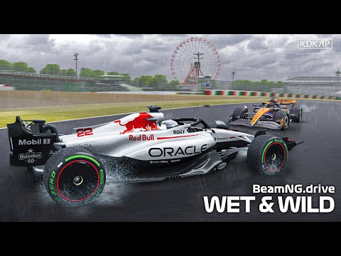 The First Motorsport Rain Crashes in BeamNG.Drive