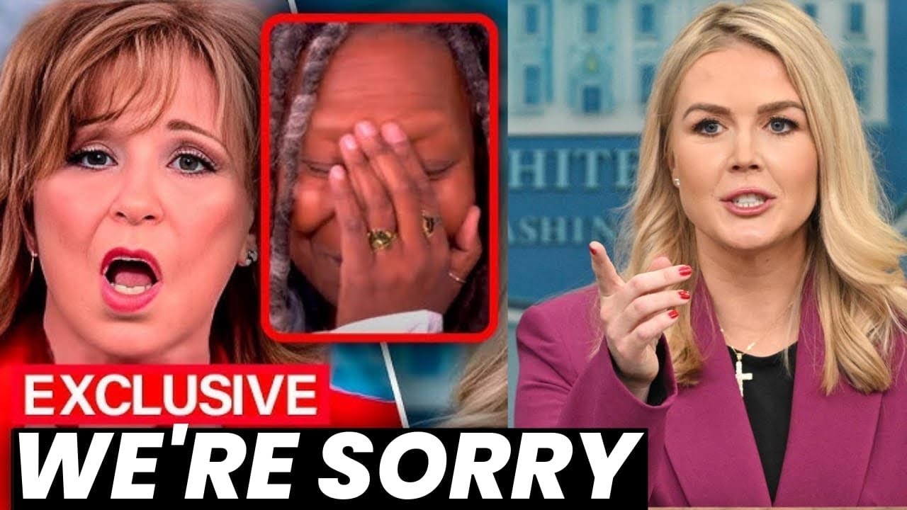 "The View" hosts apologize to Karoline Leavitt for controversial remarks.