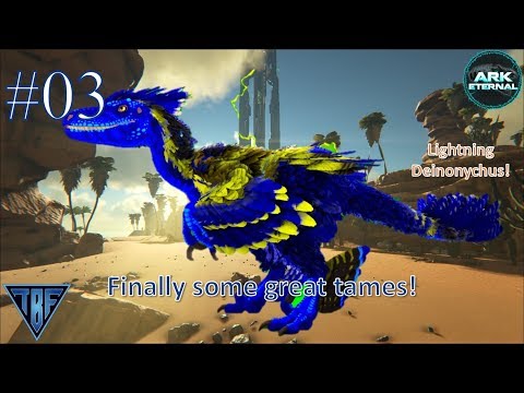 Hope Eternal E03 Elemental Lightning Deinonychus!  Ark Survival Evolved Modded Playthrough!