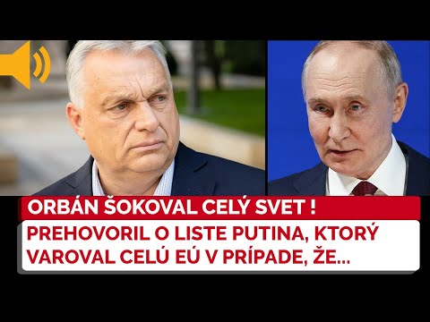 Putin poslal Orbánovi drsný odkaz. Ak EÚ spraví TOTO, Moskva okamžite odpovie