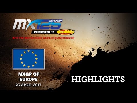 EMX125 Round of Europe, Valkenswaard 2017 Race 1 Highlights #Motocross