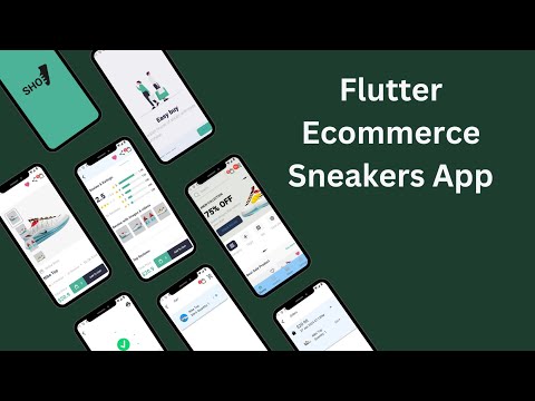 Flutter Ecommerce Sneakers App UI