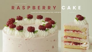 산딸기 생크림 케이크 만들기, 라즈베리 케이크 : Raspberry cake Recipe - Cooking tree 쿠킹트리*Cooking ASMR