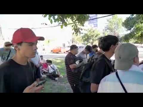 Batalla de Rap, Parque Bustamante, Santiago. 22 de Enero, 2023.