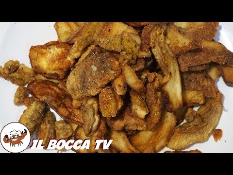 618 - Funghi porcini fritti...c'ho già tutti i peli ritti! (contorno di stagione sfizioso e facile)