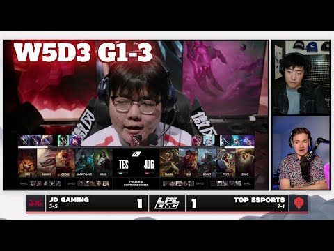 JGD vs TES - Game 3 | Week 5 Day 3 LPL Summer 2025 Split 3 | JD Gaming vs Top Esports G3 full