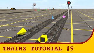 Trainz route building tutorial Ep. 09 | Signals, Trackmarks & Other track side objects
