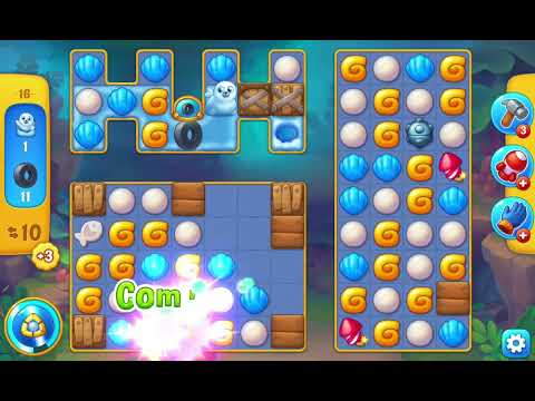 Fishdom Atlantis Cup Stage 16 (with ingame boosters) @choraelmin