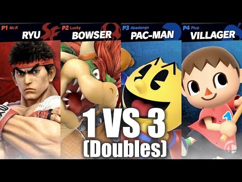Mr.R VS Lucky/Plup/Abadango - Doubles - Super Smash Bros. Ultimate Invitational E3 2018