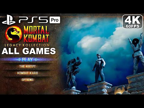 Mortal Kombat Legacy Kollection Gameplay ALL GAMES [4K 60FPS PS5]