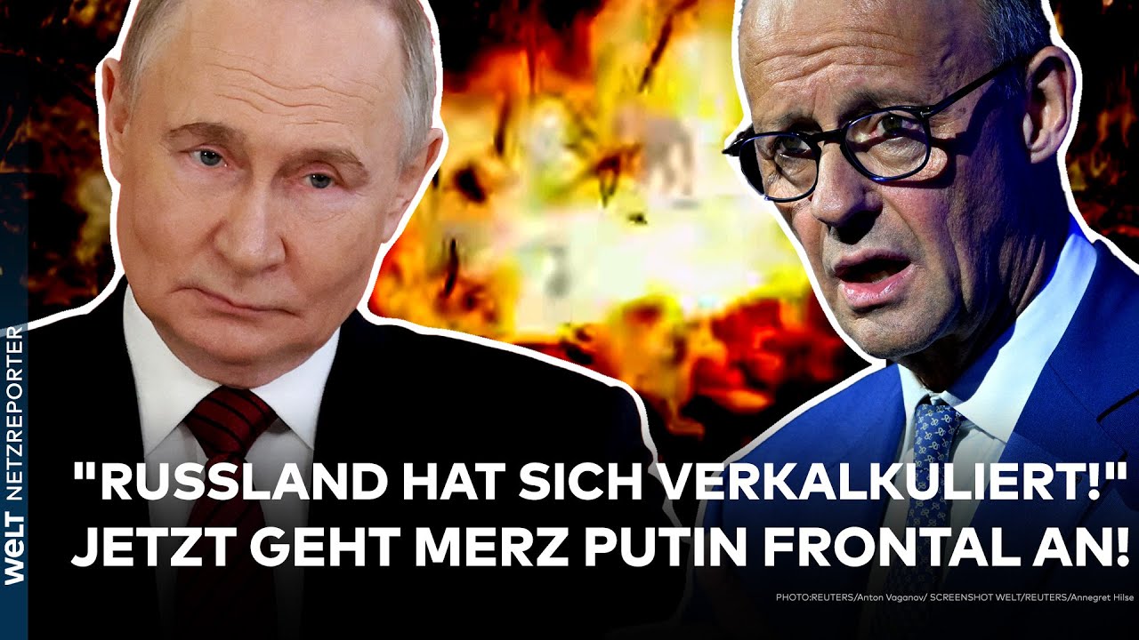 UKRAINE-KRIEG: "Russland hat sich verkalkuliert!" Jetzt geht Kanzler Merz Putin frontal an!