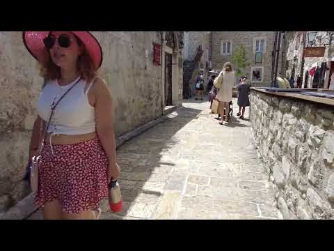 🌞Budva, Montenegro, 🌡T+36C°,  July - Walking Tour - Travel Guide  #42/4