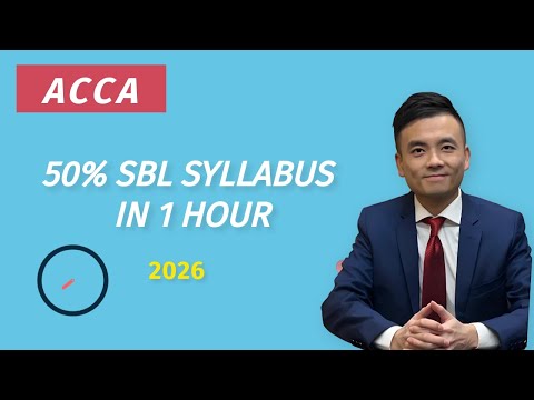 ACCA SBL 50% Syllabus in 1 hour in 2026