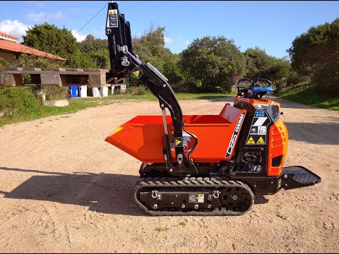 MOTOCARRIOLA CINGOLATA CORMIDI C 85 con FORCHE SOLLEVAMENTO - Nuova da Giordano Cairo