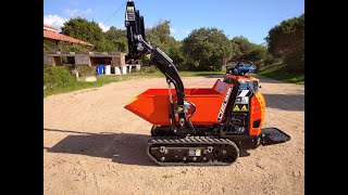 MOTOCARRIOLA CINGOLATA CORMIDI C 85 con FORCHE SOLLEVAMENTO - Nuova da Giordano Cairo