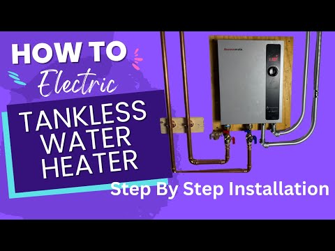 How To Install A Whole House Electric Tankless Water Heater - Thermomate 27kw