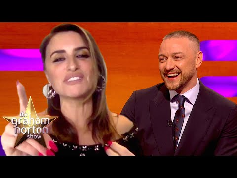 Penelope Cruz Calls Out James McAvoy For Kicking Her Toe While Giving Her A BAFTA Award
