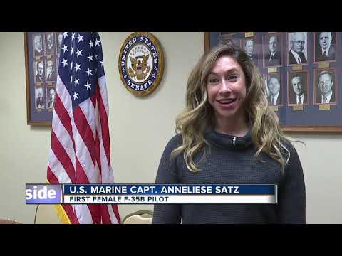 Boise State grad becomes first female F-35B pilot