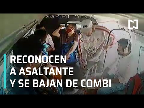 Asaltos a Transporte Público: Pasajeros reconocen a asaltantes y se bajan de combi - Las Noticias