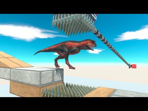 Jump Over Spikes - Animal Revolt Battle Simulator